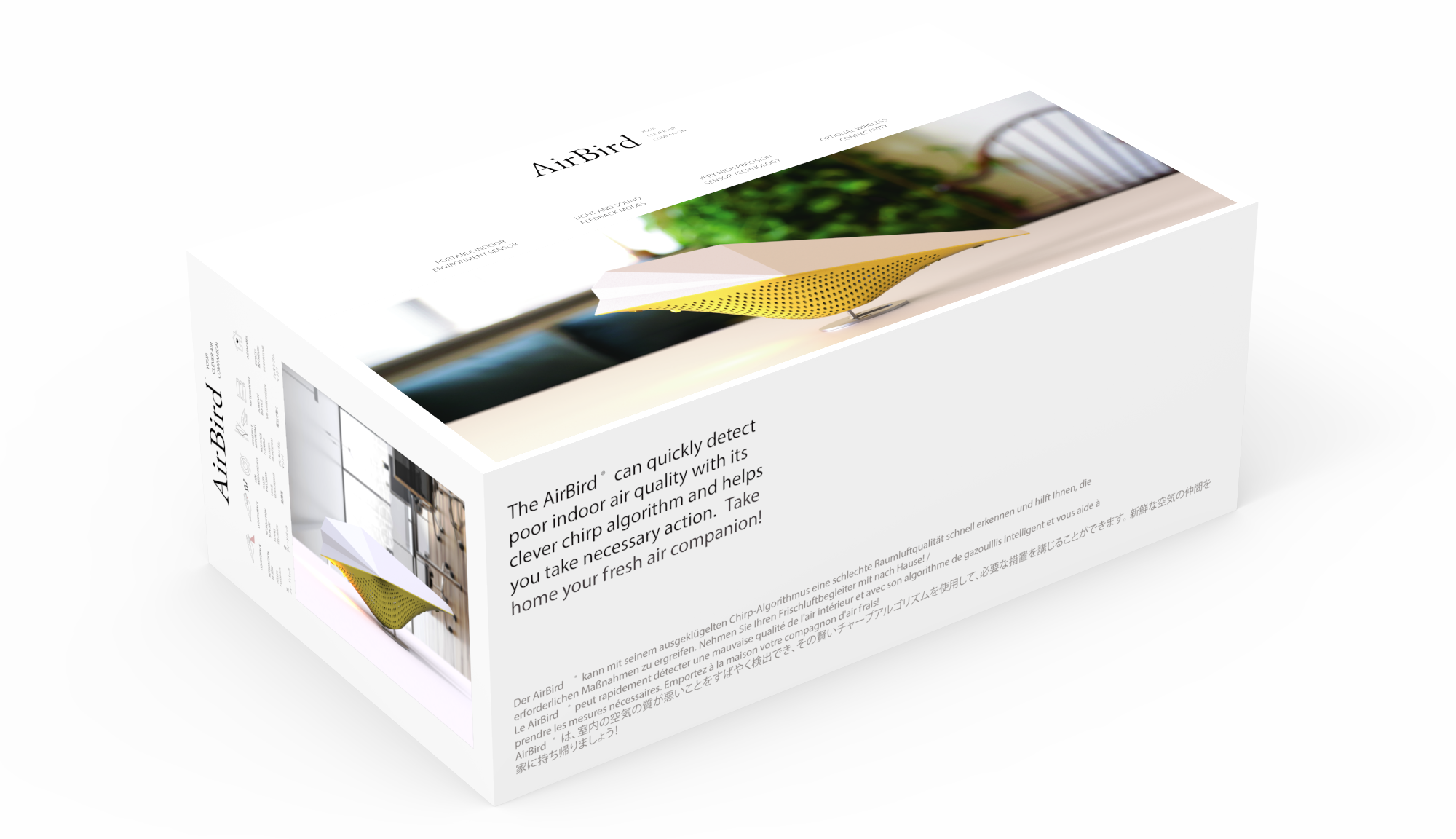 Canairi AirBird Package Award winning Danish Design