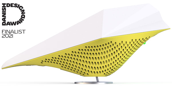 AirBird in Canary yellow-high quality indoor air quality CO2 sensor