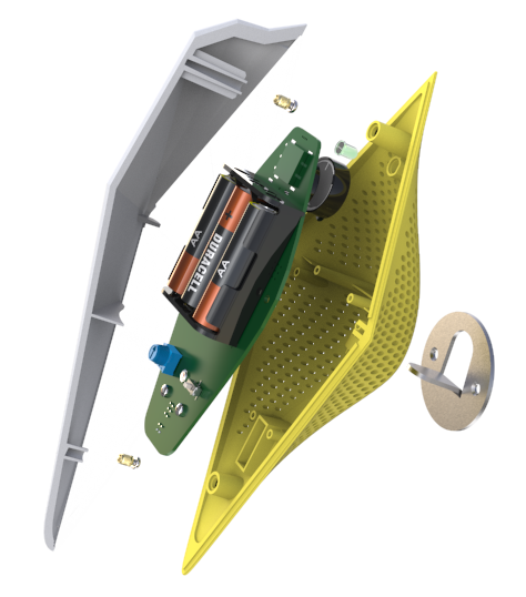 AirBird inside battery view-AirBird med batteri